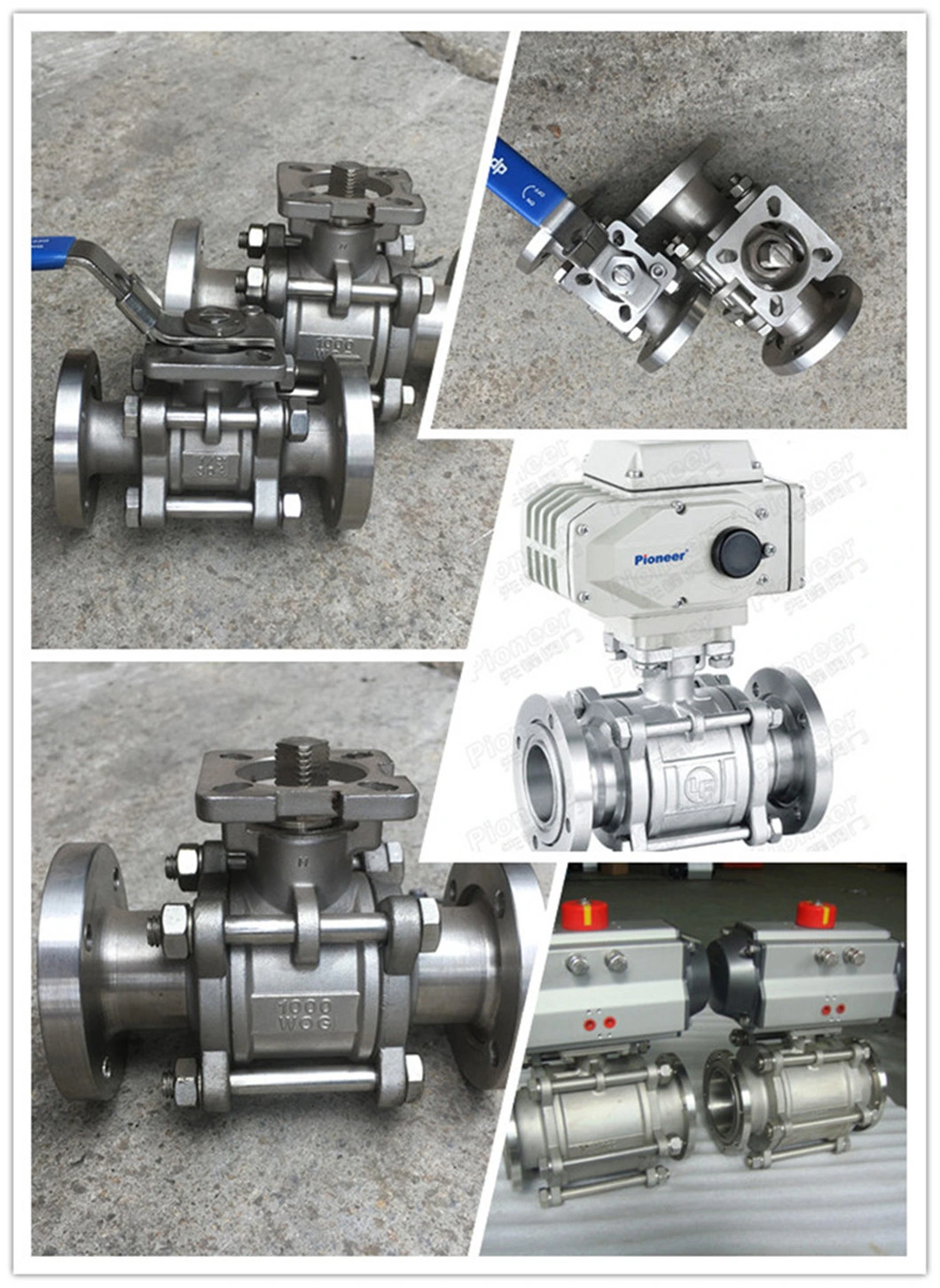 Sanitary Extended Welding 3PC Ball Valve with Locking Handle